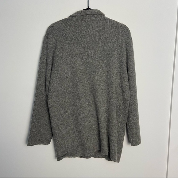 🐑 J CREW / merino wool alpaca chacon knit cardigan m - Picture 6 of 10